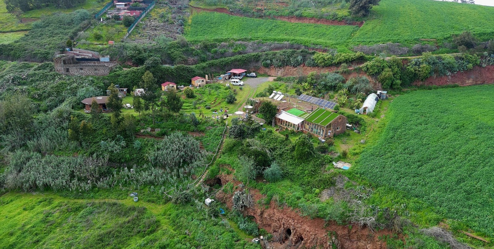 Finca La Fuente z lotu ptaka